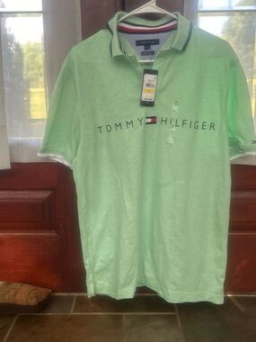 Asics Light Green Men's Polo Shirt